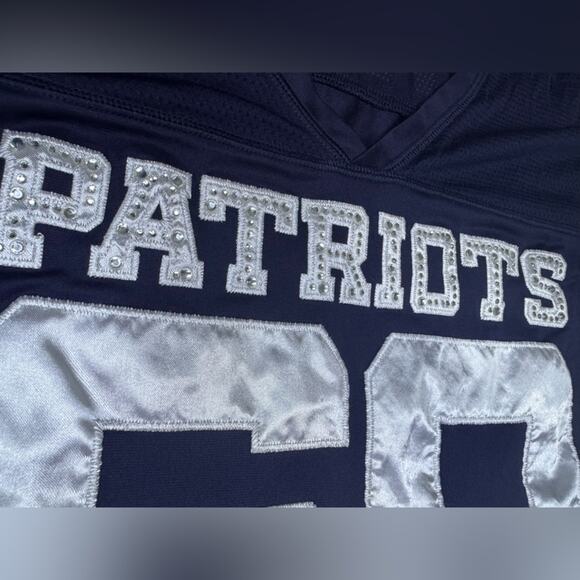 New England Patriots Victoria’s Secret X NFL Limited Edition Mesh Bling Jersey - Picture 4 of 6